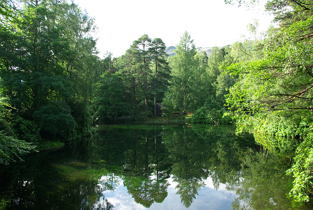 Across the tarn