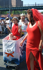 "The Genesis Trinity" at the Coney Island Mermaid Parde, June 2008