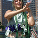 A Girl on Stilts at the Coney Island Mermaid Parade, June 2008