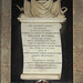 Memorial to Second Lieutenant William Meynell, Saint Michael's Church, Kirk Langley, Derbyshire