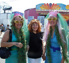 Mermaids at the Coney Island Mermaid Parade, June 2008