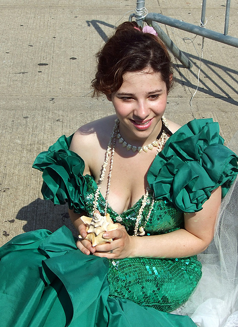 Bridesmaid at the Coney Island Mermaid Parade, June 2008