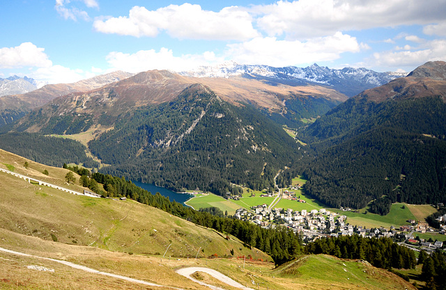 Panorama des Alpes grisonnes