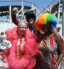 Elvis Impersonator and Friends at the Coney Island Mermaid Parade, June 2008