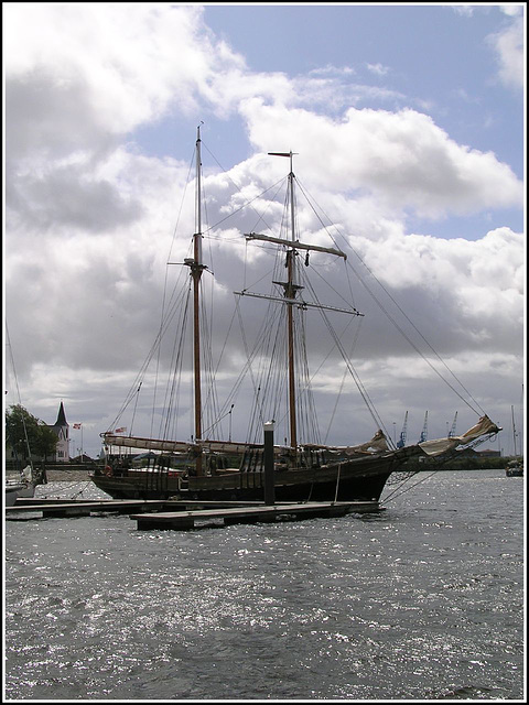 Tall ship in the Bay