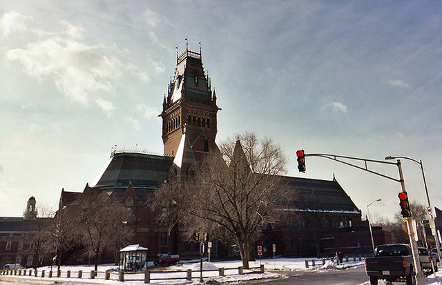 Memorial Hall at Harvard University in Cambridge, January 2005