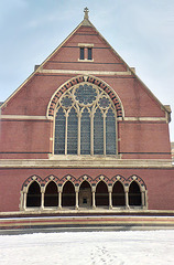 Memorial Hall at Harvard University in Cambridge, January 2005