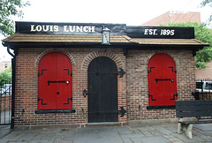 Louis Lunch in New Haven, August 2010