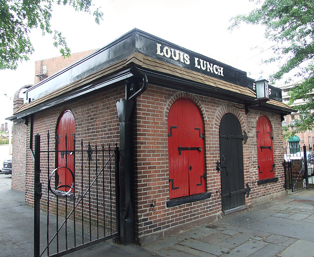 Louis Lunch in New Haven, August 2010