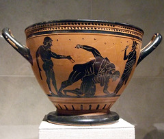 Terracotta Skyphos Attributed to the Theseus Painter in the Metropolitan Museum of Art, February 2008