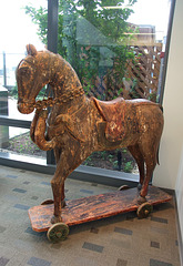 Horse Sculpture in the Healing Garden of Yale University Hospital in New Haven, August 2010