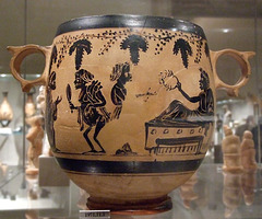 Boeotian Terracotta Skyphos in the Metropolitan Museum of Art, February 2008