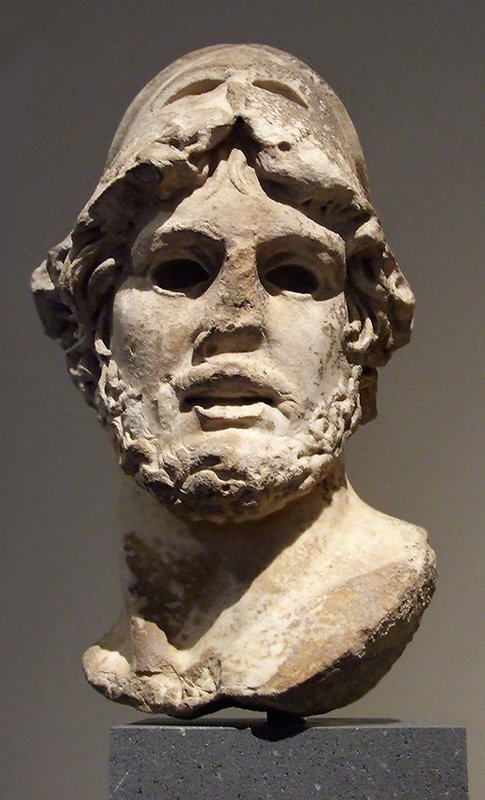 Marble Head of a Greek General in the Metropolitan Museum of Art, July 2007