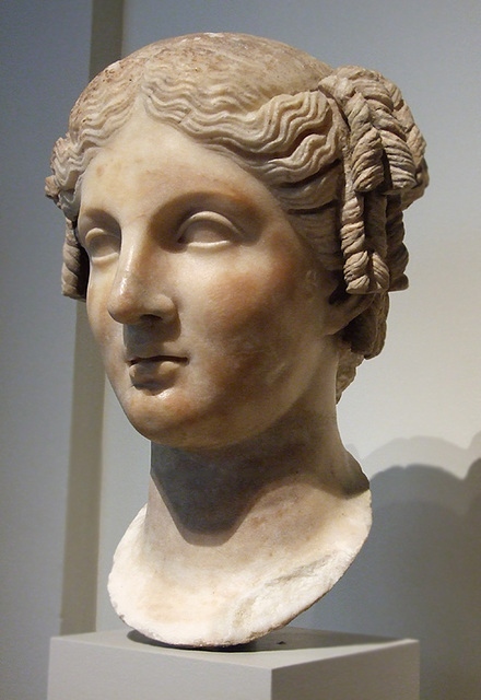 Marble Head of a Woman in the Metropolitan Museum of Art, July 2007