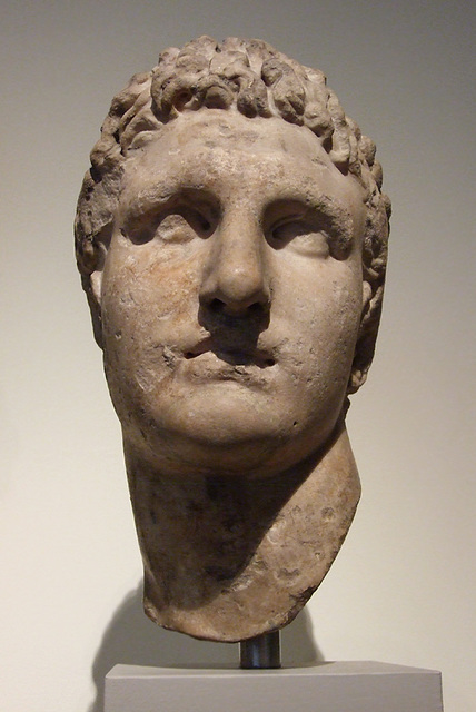 Marble Head of a Hellenistic Ruler in the Metropolitan Museum, July 2007