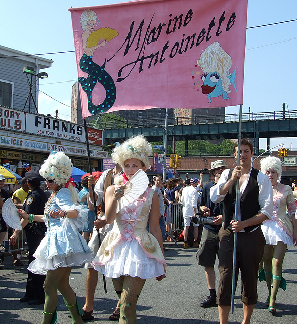 The Marie Antoinettes at the Coney Island Mermaid Parade, June 2008