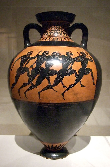 Terracotta Panathenaic Amphora with a Footrace in the Metropolitan Museum of Art, February 2008