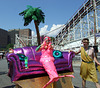 "Poodle World" Float at the Coney Island Mermaid Parade, June 2008