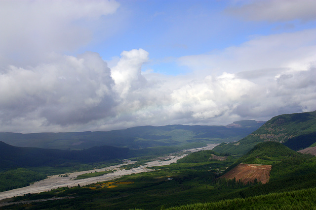 Mount St. Helens - the Toutle River Valley