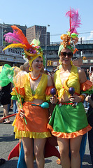 "Carmen Mer-anda and the Samba Sharks" Group at the Coney Island Mermaid Parade, June 2008