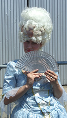 One of the Marie Antoinettes at the Coney Island Mermaid Parade, June 2008