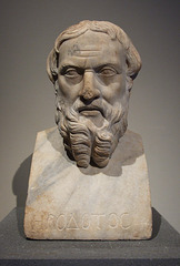 Bust of Herodotus in the Metropolitan Museum of Art, July 2007