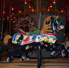 Carousel Horse in Central Park, Oct. 2007