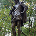 Statue of William Shakespeare in Central Park, Oct. 2007