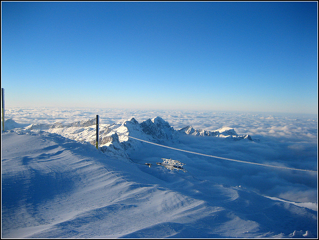 A view from Mt. Titlis