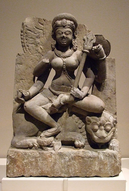 Four-Armed Durga Seated on a Lion in the Metropolitan Museum of Art, September 2010