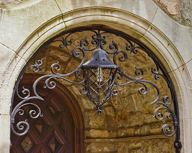 Wrought Iron Lamp – The President's House, Sarah Lawrence College, Bronxville, New York