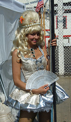 One of the Marie Antoinettes at the Coney Island Mermaid Parade, June 2008