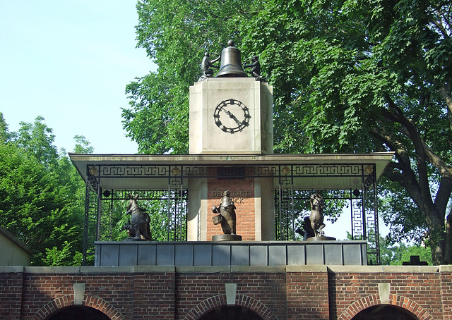 The Delacorte Clock in Central Park, May 2011