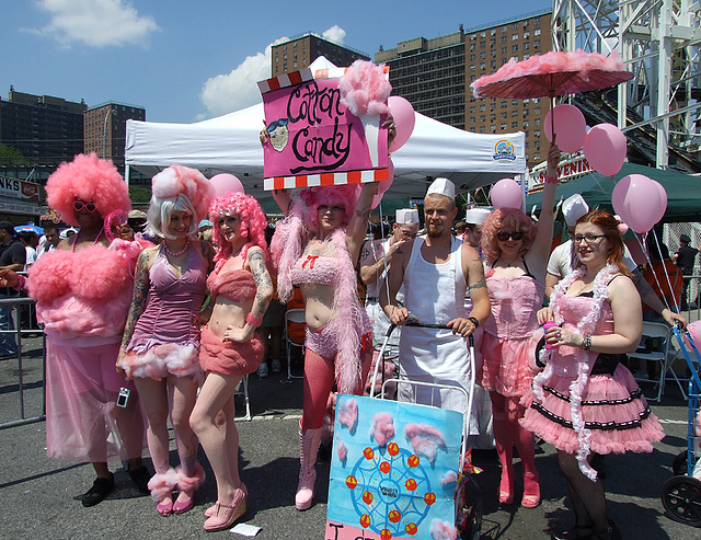 "Cotton Candy" at the Coney Island Mermaid Parade, June 2008