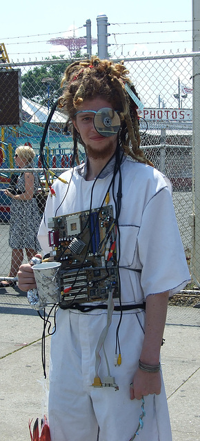 Cyborg at the Coney Island Mermaid Parade, June 2008