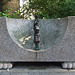 Detail of the Bench with a Sundial in Central Park, May 2011