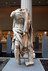 Marble Statue of an Old Fisherman in the Metropolitan Museum of Art, Sept. 2007