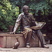 Statue of Hans Christian Andersen in Central Park, June 2006