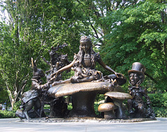 Alice in Wonderland Sculpture in Central Park, May 2011