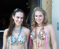 Two Mermaids at the Coney Island Mermaid Parade, June 2008