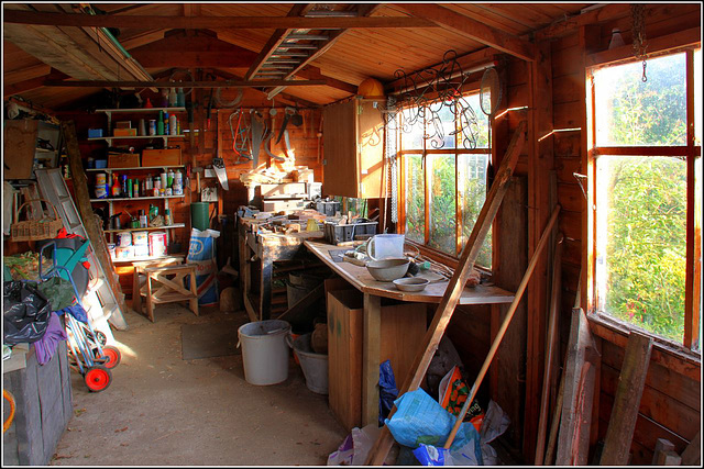 HDR Garage interior