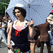 Sailor Girl with a Lollypop and an Umbrella at the Coney Island Mermaid Parade, June 2008