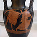 Terracotta Neck Amphora with Twisted Handles Attributed to the Painter of the Yale Oinochoe in the Metropolitan Museum of Art, June 2010