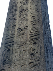 Detail of the Hieroglyphs on Cleopatra's Needle in Central Park, Oct. 2007