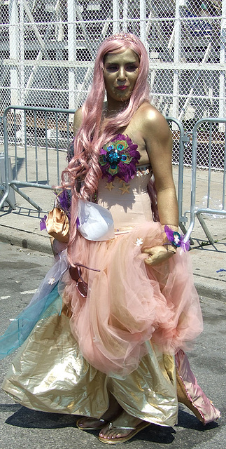 A Mermaid at the Coney Island Mermaid Parade, June 2008