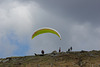 paragliding at Stanage Edge