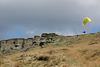 paragliding at Stanage Edge