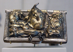 Gilt-Silver Cosmetics Box Lid in the Metropolitan Museum of Art, June 2010