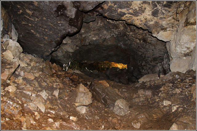 Inside the caves