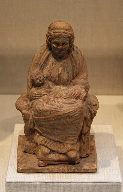 Terracotta Statuette of an Old Nurse and Child in the Metropolitan Museum of Art, June 2010